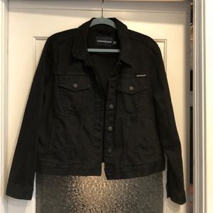Black Calvin Klein Jean Jacket